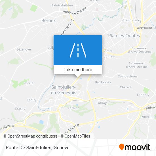 Route De Saint-Julien map