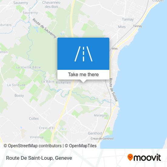 Route De Saint-Loup map