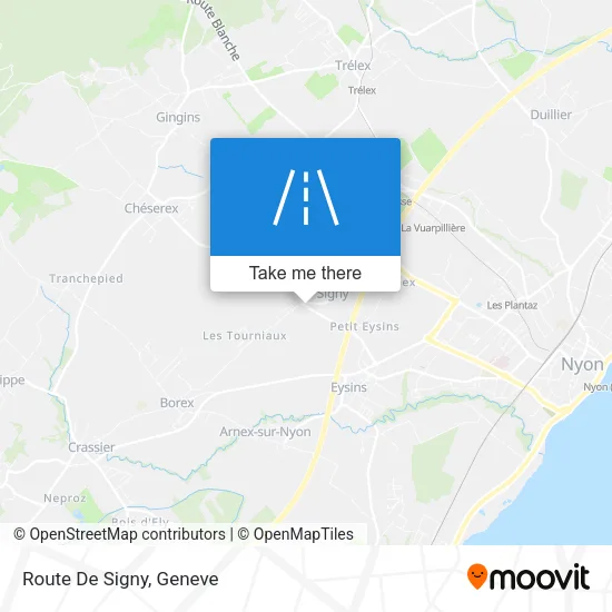 Route De Signy plan