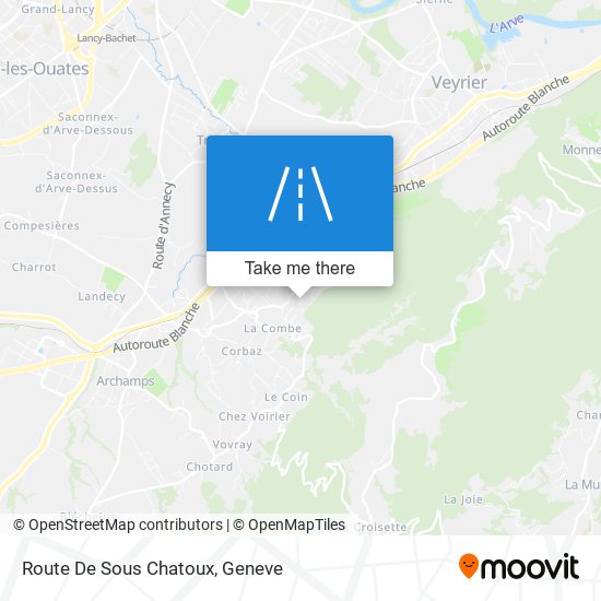 Route De Sous Chatoux map