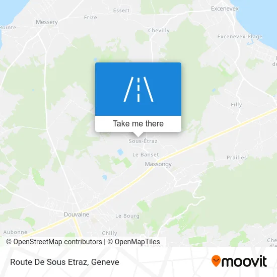 Route De Sous Etraz map