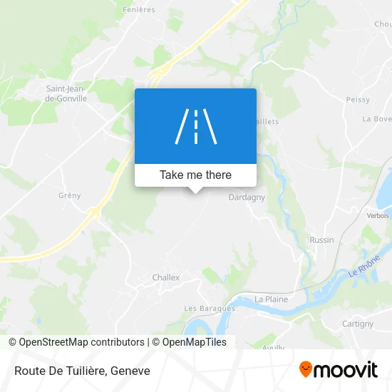 Route De Tuilière map