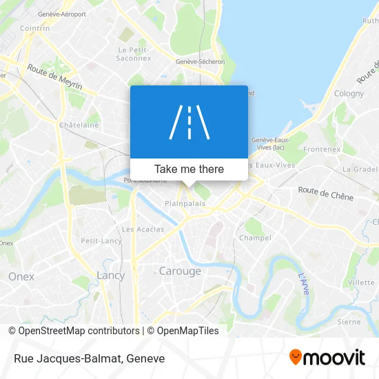 Rue Jacques-Balmat map