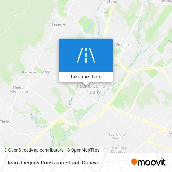 Rue Jean-Jacques Rousseau map