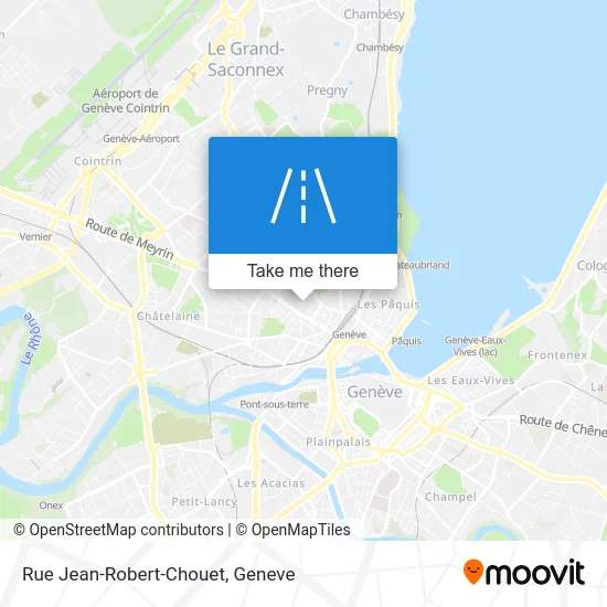 Rue Jean-Robert-Chouet plan