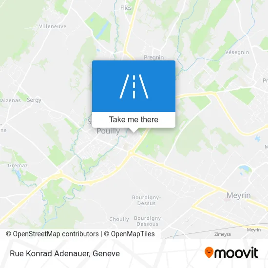 Rue Konrad Adenauer map