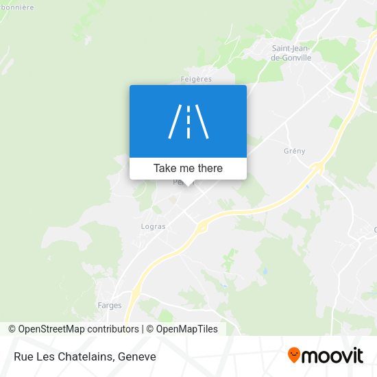 Rue Les Chatelains map
