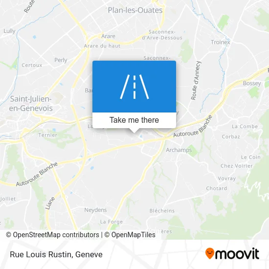Rue Louis Rustin map