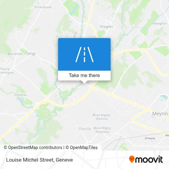 Rue Louise Michel map