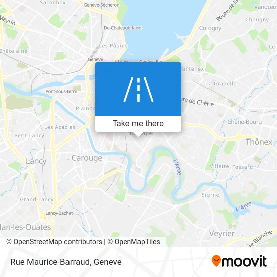 Rue Maurice-Barraud map
