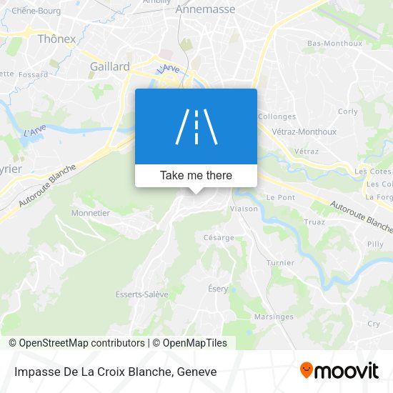 Impasse De La Croix Blanche map