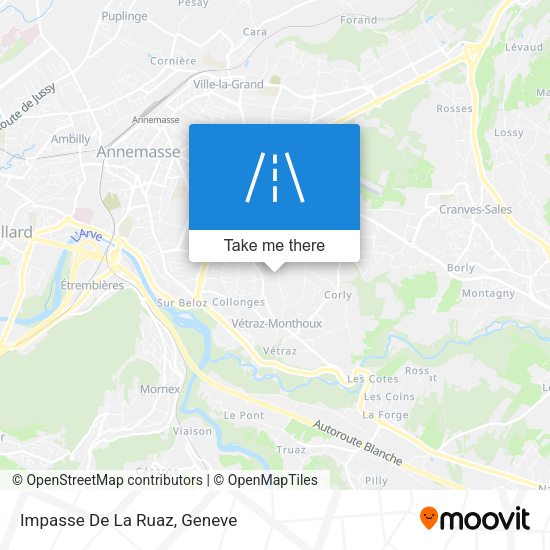 Impasse De La Ruaz map