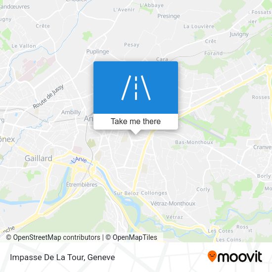 Impasse De La Tour map