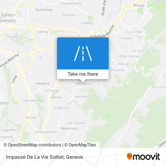 Impasse De La Vie Solliet map