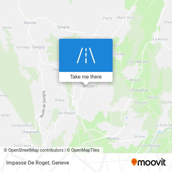 Impasse De Roget map