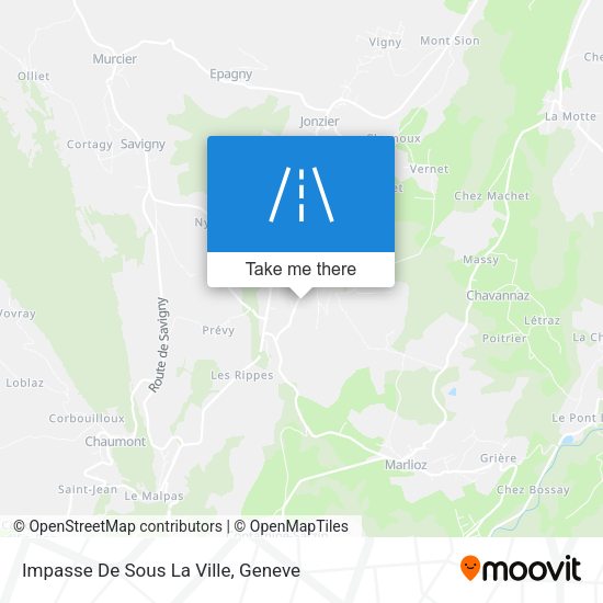 Impasse De Sous La Ville map