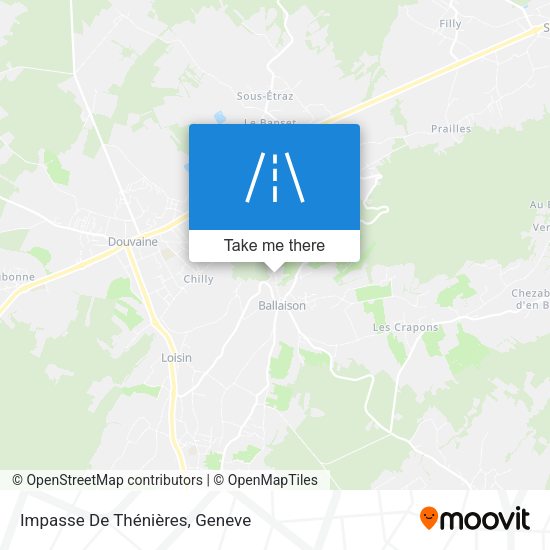 Impasse De Thénières map