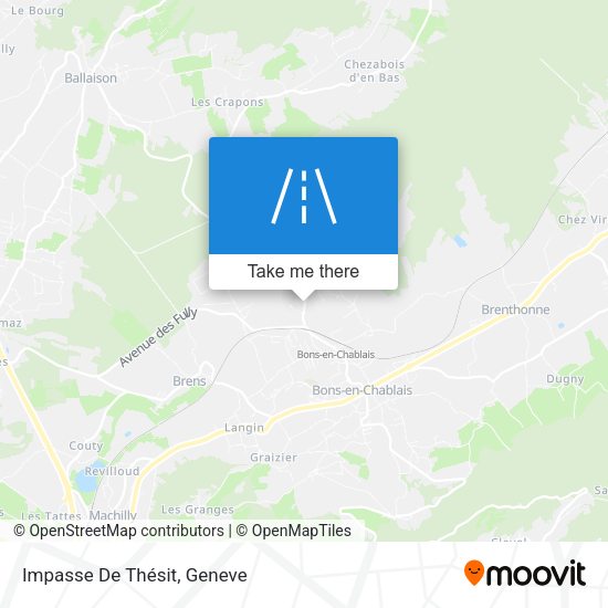 Impasse De Thésit map