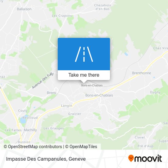 Impasse Des Campanules map
