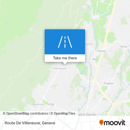 Route De Villeneuve map