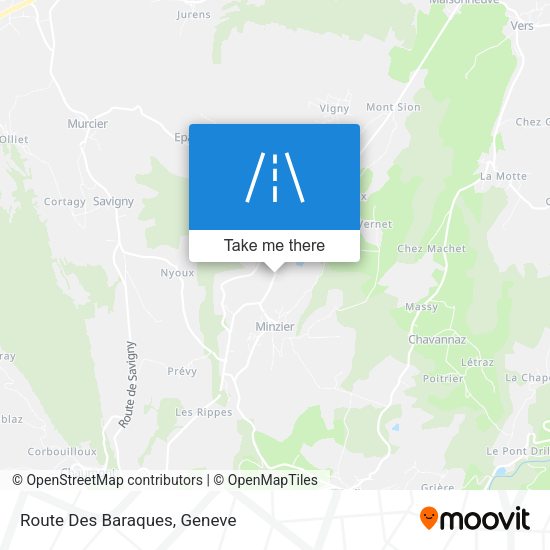 Route Des Baraques map