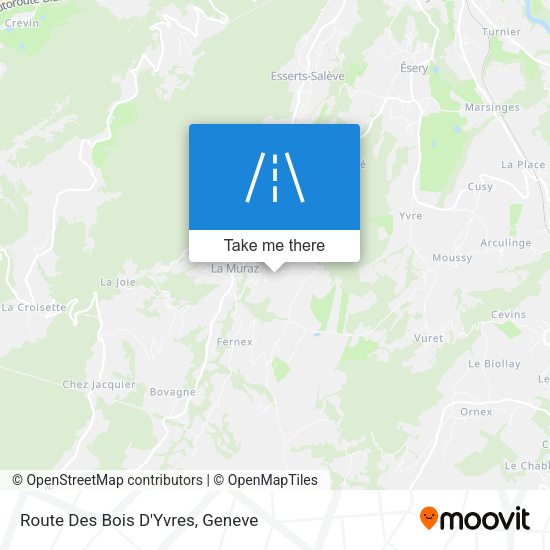 Route Des Bois D'Yvres map