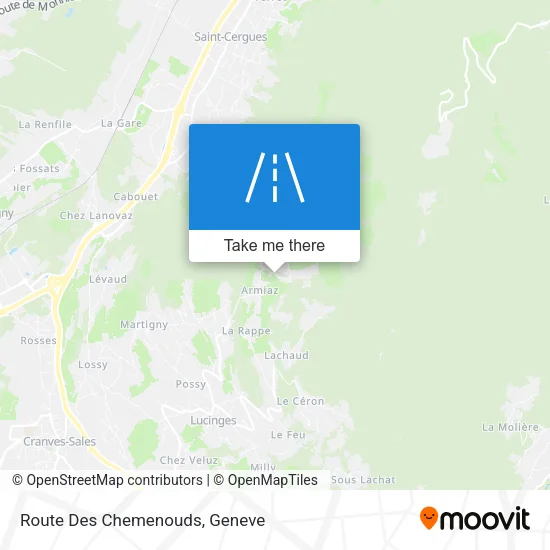 Route Des Chemenouds map