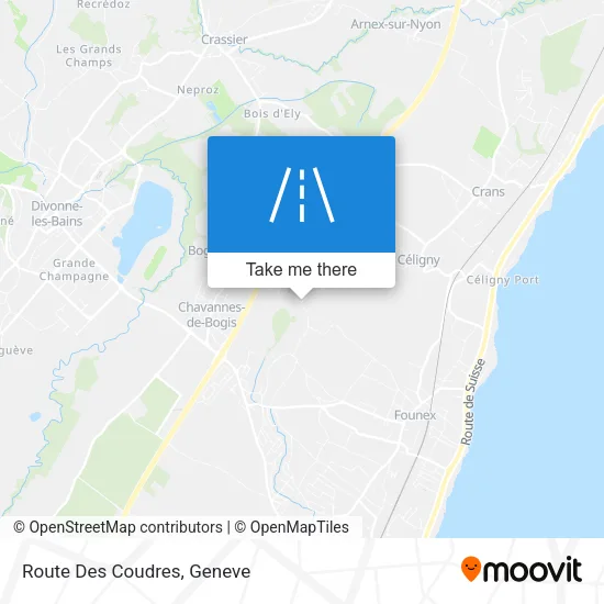 Route Des Coudres map