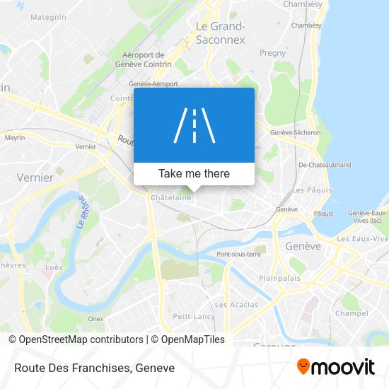 Route Des Franchises map