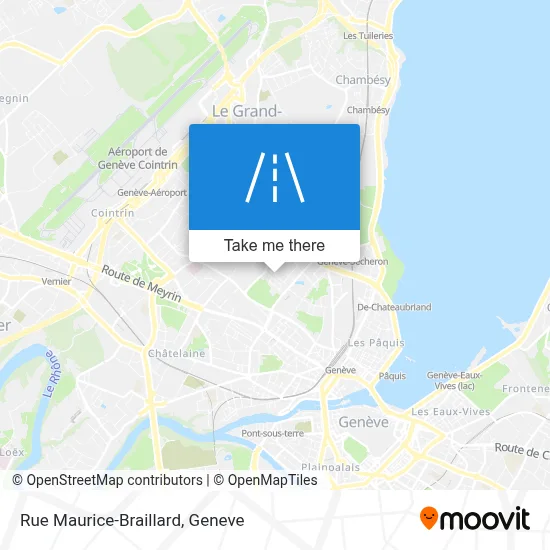 Rue Maurice-Braillard map