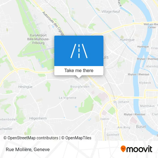 Rue Molière map