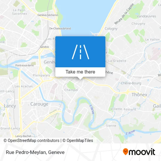Rue Pedro-Meylan map