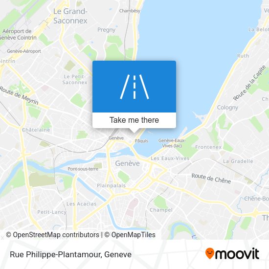 Rue Philippe-Plantamour map
