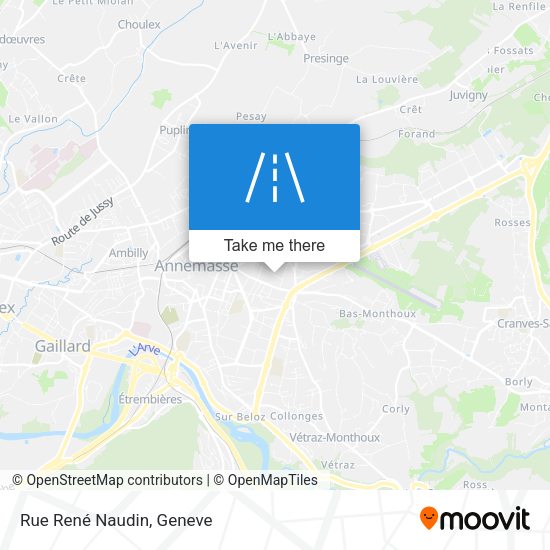 Rue René Naudin map