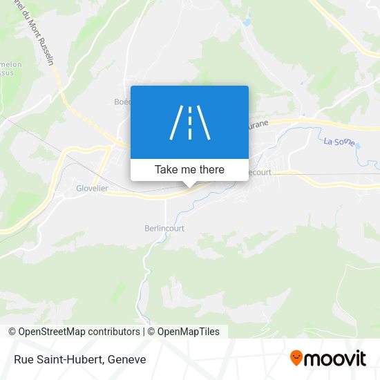 Rue Saint-Hubert map