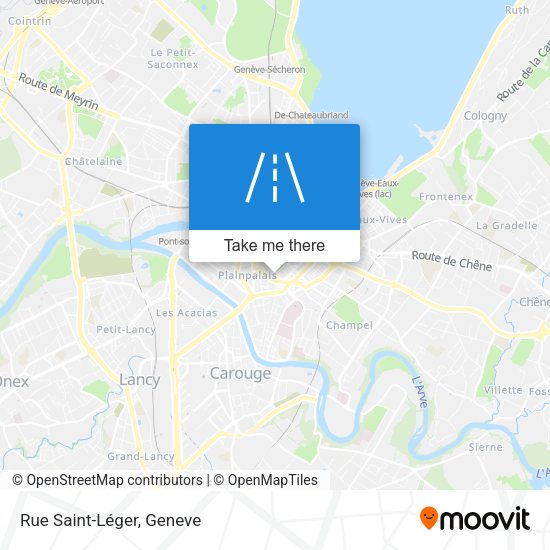 Rue Saint-Léger map