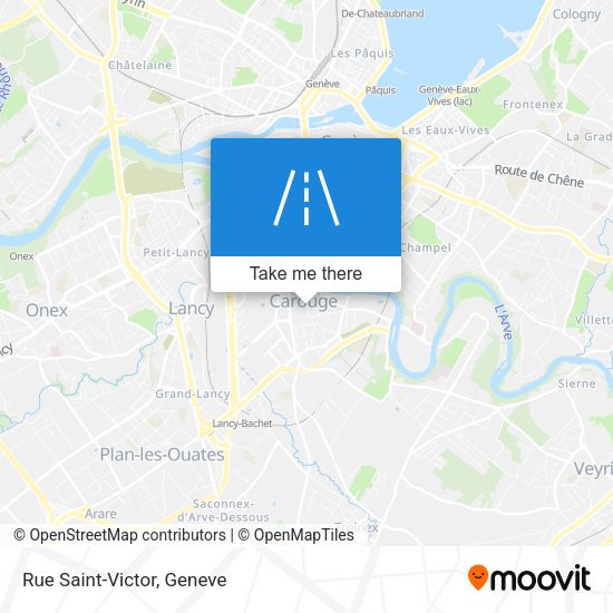 Rue Saint-Victor map