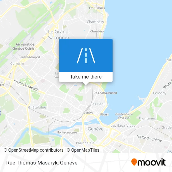 Rue Thomas-Masaryk map