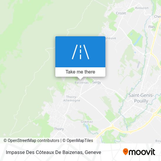 Impasse Des Côteaux De Baizenas map