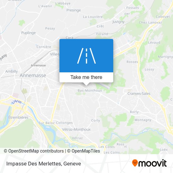 Impasse Des Merlettes map