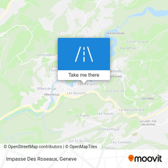 Impasse Des Roseaux map