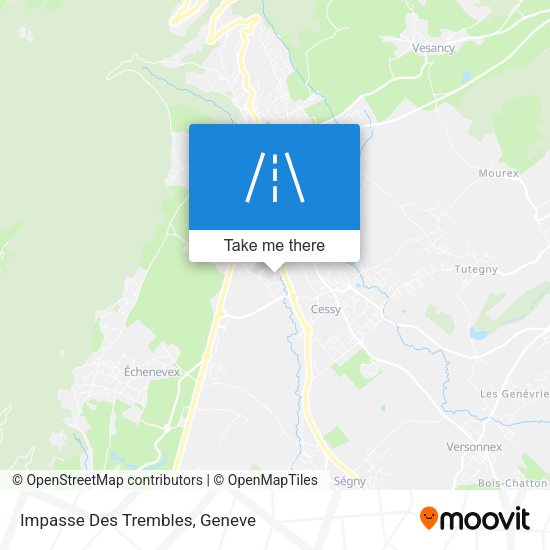 Impasse Des Trembles map