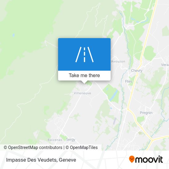 Impasse Des Veudets map