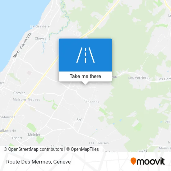 Route Des Mermes map