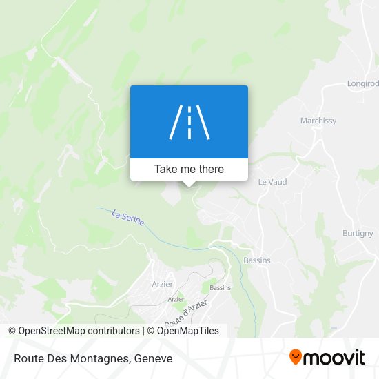 Route Des Montagnes map