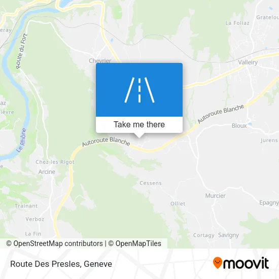 Route Des Presles map