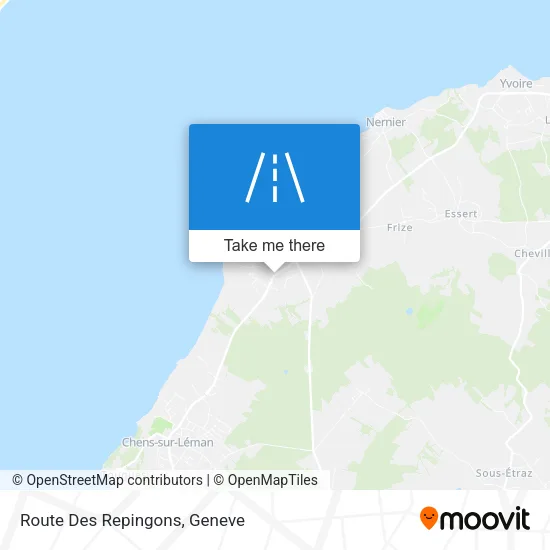 Route Des Repingons map