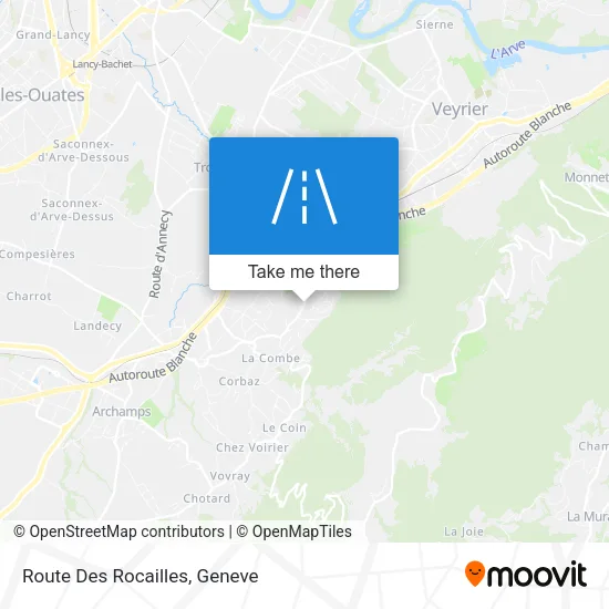 Route Des Rocailles map