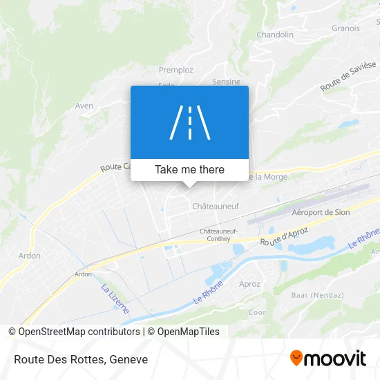 Route Des Rottes map