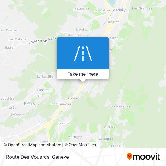 Route Des Vouards map